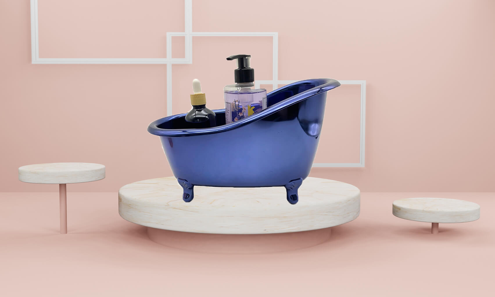 Neue Farbe der galvanisierten Mini-Badewanne